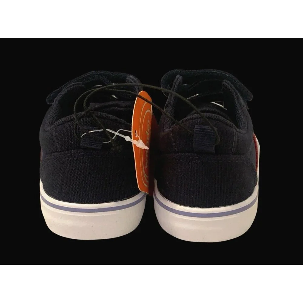 Wonder Nation Toddler Boys Casual 2 Strap Sneakers Size 7 Blue Red White